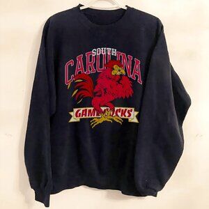 Vintage University of South Carolina Gamecocks Football Sweatshirt, NCAA Shirt
